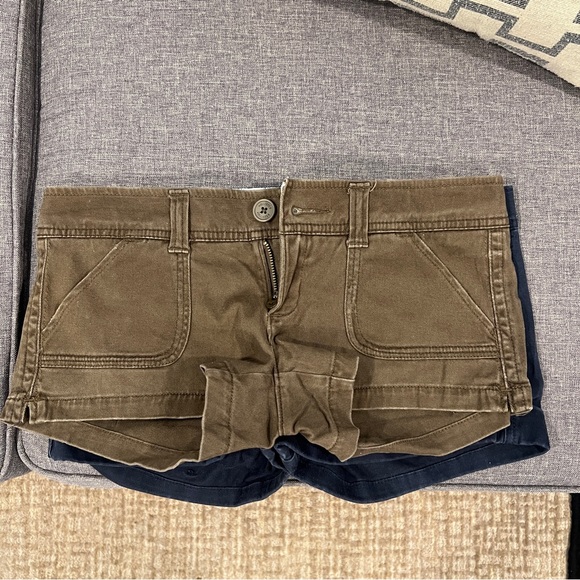 🫐Navy Abercrombie Short Shorts - Picture 14 of 16